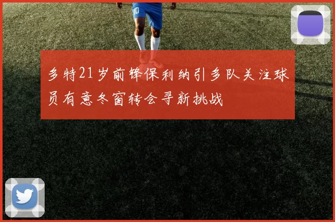 多特21岁前锋保利纳引多队关注球员有意冬窗转会寻新挑战